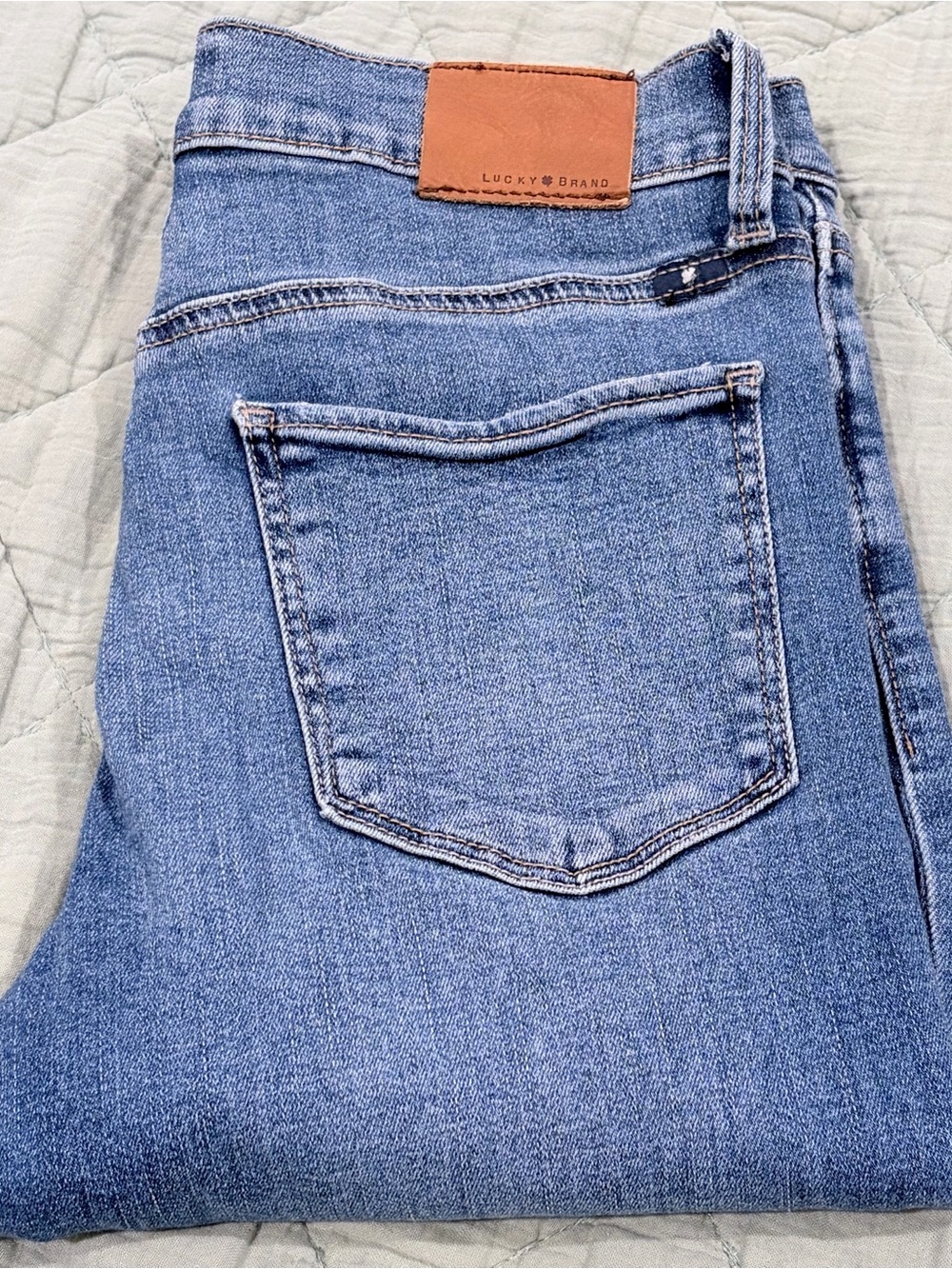 Lucky Brand Women's Brooke Legging Jean with Leather Patch